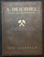 cca 1920 Deichsel drótkötélgyár szabálykönyv az emelőkötelekről / Czeslowakian rope-factory regulation-booklet