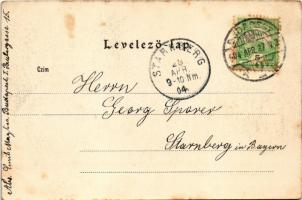 1904 Budapest VIII. Kálvin tér villamos, üzletek (fl)