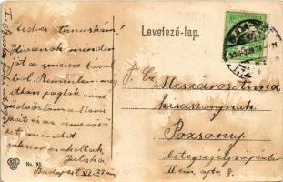 1910 Budapest VIII. Kerepesi út (mai Rákóczi út 1.), Nemzeti színház és bérháza, Holzer és Schwartz ...