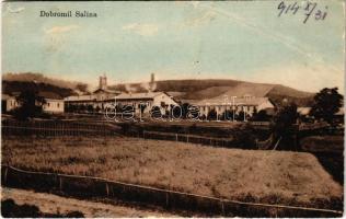 1914 Dobromyl, Dobromil; Salina / salt mine + "K.u.K. Feldhaubitzregiment Leopold Prinz von Bayern No. 7. Batterie No. 2." (Rb)