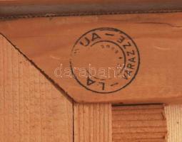 Pálfy jelzéssel: Hóember. Olaj, vászon. 50x40 cm. Fakeretben