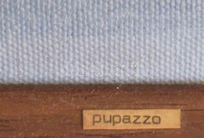 Pálfy jelzéssel: Hóember. Olaj, vászon. 50x40 cm. Fakeretben