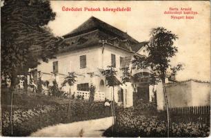 1906 Dubicsány (Putnok), Barta Arnold kastélya, nyugati kapu (Rb)