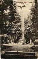 Fehéregyháza, Albesti; Segesvári csata honvéd emlékműve, Petőfi sírja. David Goldstein kiadása / 1848-49 Heroes&#039; monument of the Sighisoara Battle, obelisk (EK)