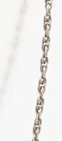 Ezüst (Ag) walles nyaklánc, jelzett, h: 50 cm, nettó: 4,4 g