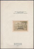 1992 Bélyegnap (65.) - EUROFILEX ajándék blokk emléklapon, postai kiadvány melléklete (8.000)