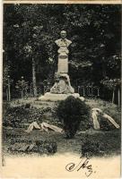 1904 Palánka, Németpalánka, Backa Palanka; Mezey szobor / statue, monument (fl)