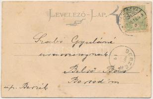 1902 Pancsova, Pancevo; Görögkeleti szerb templom. Dombornyomott, Kohn Samu kiadása / Greek Orthodox...