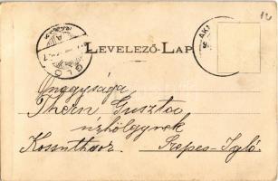 1904 Rónaszék, Rohnen, Costiui (Máramaros, Maramures); Sóvágók munkában, bányászok, bányán kívüli só...