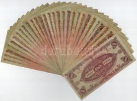 1945. 10.000P (30x) mindegyik "MNB" bélyeggel T:F