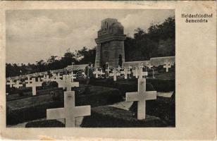 1917 Smederevo, Semendria, Szendrő; Heldenfriedhof / WWI military heroes cemetery (EB)