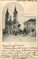 1901 Temesvár, Timisoara; Római katolikus templom. J. Raschka kiadása / church