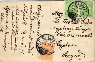 1928 Kolozsvár, Cluj; Colturi din vechiul Bastion / régi bástya / old bastion tower. photo