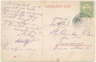 1909 Rózsahegy, Ruzomberok; Honvéd laktanya / K.u.K. military barracks (fa)