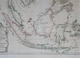 Délkelet-Ázsia térképe az Indokínai-félszigettől a maláj szigetvilágig és a Fülöp-szigetekig. Német ...