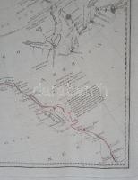 Alaszka és Szibéria partvidéke a Bering-szorostól északra és délre. Széles margójú térkép James Cook...