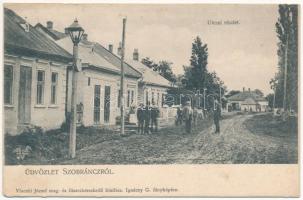 Szobránc, Sobrance; utcai részlet. Vlacsiti József kiadása. Ignáczy G. fényképész felvétele / street view (fl)