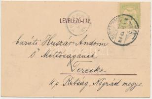 1904 Szomolány, Smolenice; látkép, vár. Szidon Márk kiadása / general view, castle (ázott / wet dama...