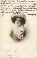 1909 Kalapos hölgy / Lady with hat (EK)