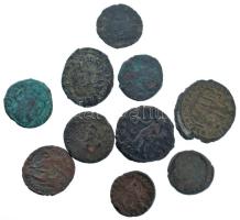 Római Birodalom 10db-os Follis érmetétel T:VF,F Roman Empire 10pcs Follis coin lot C:VF,F