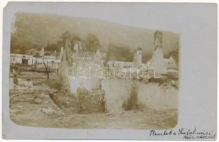 1911 Szádalmás, Jablonov nad Turnou; részlet a szádalmási tűzvészről / ruins after the fire. photo (EM)