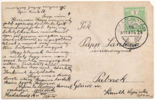 1911 Szádalmás, Jablonov nad Turnou; részlet a szádalmási tűzvészről / ruins after the fire. photo (...