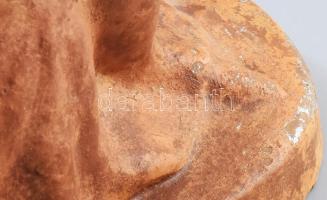 Szervátiusz Jenő (1903-1984): Anya gyermekével. Terrakotta, jelzett, "Szervátiusz 1937" 33...