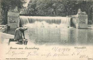 Laxenburg waterfall
