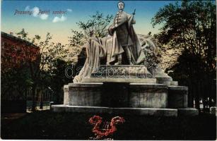Pozsony, Pressburg, Bratislava; Petőfi szobor / statue, monument