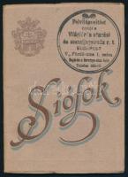 Siófok. Bp., Ifj. Kellner Ernő, 62+2 p. Gazdag szövegközti és egészoldalas fekete-fehér képanyaggal illusztrált. Táblázattal, szállodai alaprajzokkal, az elülső borító belsején menetrenddel, a hátsó borítón térképpel. Az elülső borítón a Világjárás utazási és Menetjegyiroda Rt. bélyegzésével. Kiadói papírkötés.