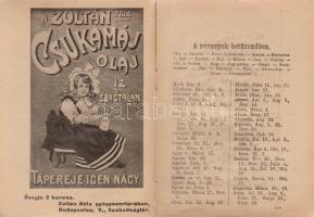 Az Én ujságom naptára az 1907. évre. Szerkesztette Pósa bácsi. Képekkel.
Budapest, [1906]. Singer é...