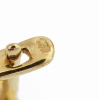 Arany (Au) 14K áttört fülbevalópár, jelzett, 2×1 cm, nettó: 2,7 g