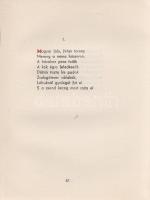 Puszta Sándor:
Rapszódiák könyve. (Molnár C. Pál szignált fametszetével.)
(Budapest, 1941. Kapiszt...