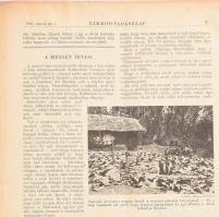 1922-1923 Nimród vadászlap két évfolyama XLIII. - XLIV. évfolyam, egybekötve. korabeli kopottas félv...