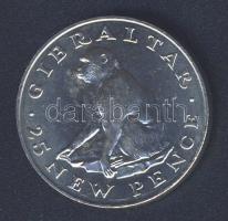 Gibraltár 1971. 25p "Majom" T:BU