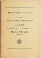 Testnevelési utasítás II. rész. Testnevelési és sportágak. 6-B. füzet. Támadó és védősportok: Ökölvívás (boxolás). Az Országos Testnevelési Tanács kiadványa. Bp., 1926, Stádium-ny., 48 p. Kiadói tűzött papírkötés.