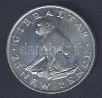 Gibraltár 1971. 25p "Majom" T:2