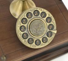 Paramount Collection Classic Series telefon, fém, fa, műanyag, 23x21 cm