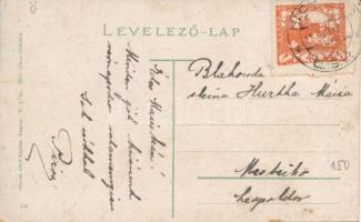 Galgóc, Frasták, Hlohovec; Ferenc József tér, templom. Sterner Adolf kiadása / square, church (EK)