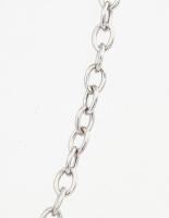 Ezüst (Ag) anker nyaklánc, jelzett, h: 48 cm, nettó: 5,7 g