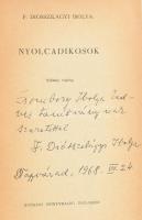 F. Diósszilágyi Ibolya: Nyolcadikosok. Ifjúsági regény. (DEDIKÁLT). Bukarest, 1962, Ifjúsági Könyvki...