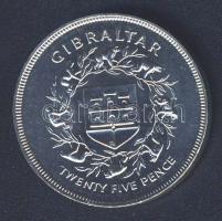 Gibraltár 1977. 25p "Ezüstjubileum" T:BU