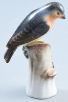 Herendi madár. Jelzett, kézzel festett, hibátlan, m: 10,5 cm