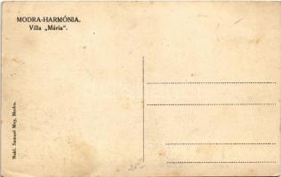 Modor-Harmónia, Modra; Villa Mária. Samual May kiadása (fl)