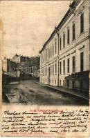 1904 Arad, Felsőbb leányiskola. Kerpel Izsó kiadása. Weisz Hugó felvétele / girls school (fa)