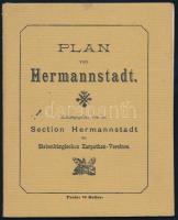 Plan von Hermannstadt 1907., 1:8,000, Hrsg. von de Section Hermannstadt des Siebenbürgischen Karpathen-Vereines. Wien, G. Freytag &Berdnt, eredeti borítóval, egy helyen szakadással, 41x33 cm.