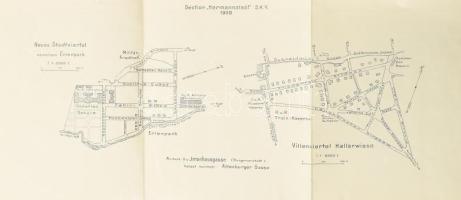 Plan von Hermannstadt 1907., 1:8,000, Hrsg. von de Section Hermannstadt des Siebenbürgischen Karpath...