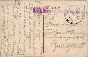 1917 Gyulafehérvár, Alba Iulia; Lousenau szobor / Lousenau-Denkmal / monument + "K.u.K. Reserve...