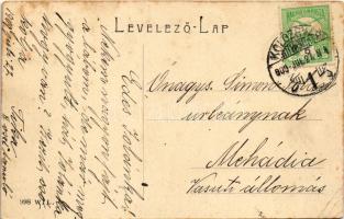 1909 Kolozsvár, Cluj; Sétatéri kioszk. W.L. 998. / promenade kiosk (EK)