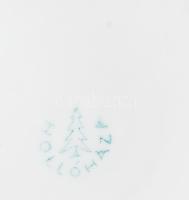 9 darabos porcelán tétel, közte 2 darab Herendi tálka